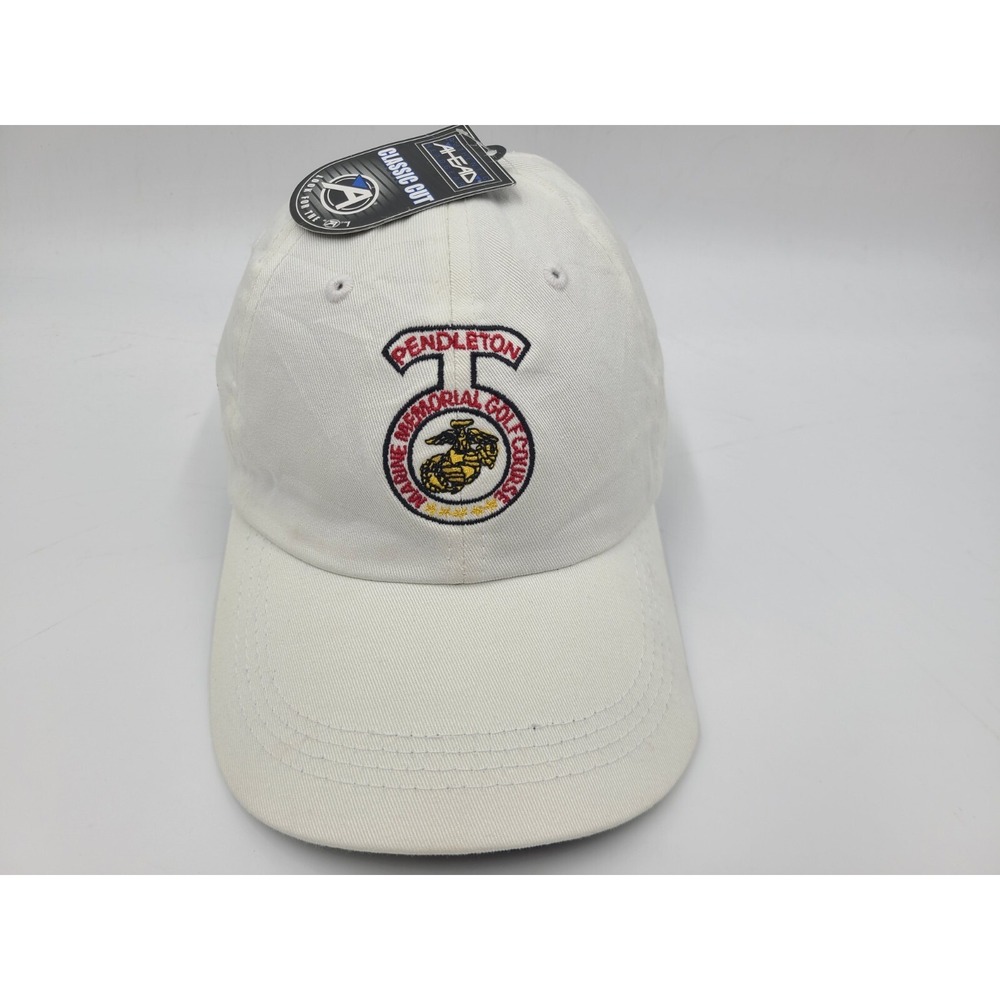 Pendleton Marine Memorial Golf Course Capt Serrano Ahead Adjustable Hat Cap MCCS